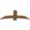 Ekena Millwork Bellingham Timber Gable Bracket, Western Red Cedar, 48"W x 20"H x 1 1/2"D x 5 1/2"F, 10/12 Pitch GBW048X20X0206BEL00SWR - alternate 3